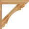 Ekena Millwork Olympic Slat Rough Sawn Outlooker, Western Red Cedar, 8"W x 44"D x 44"H OUT08X44X44OLY06RWR - alternate 3